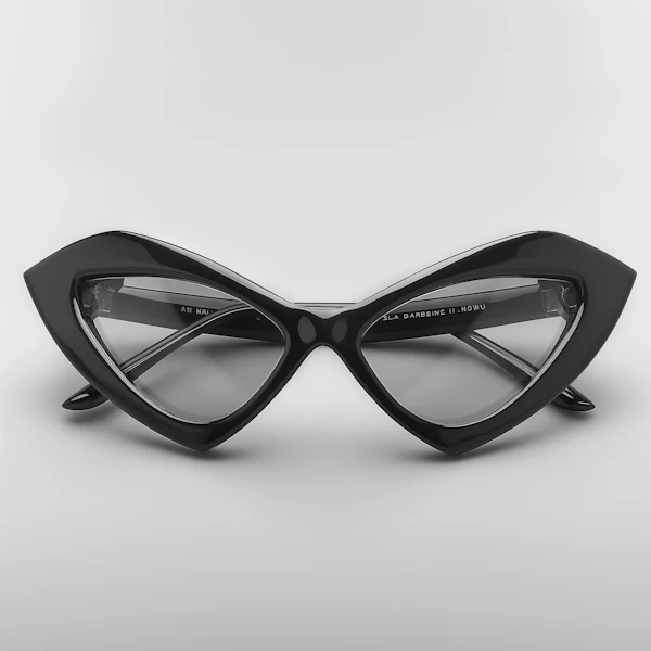 Black Cat-Eye Sunglasses