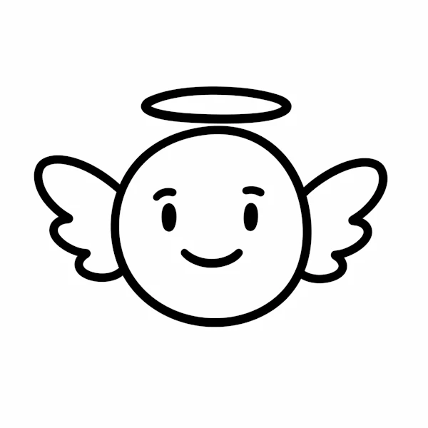 Angelic Line Drawing