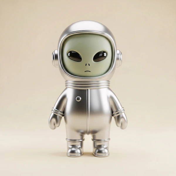 Stylized Alien Portrait