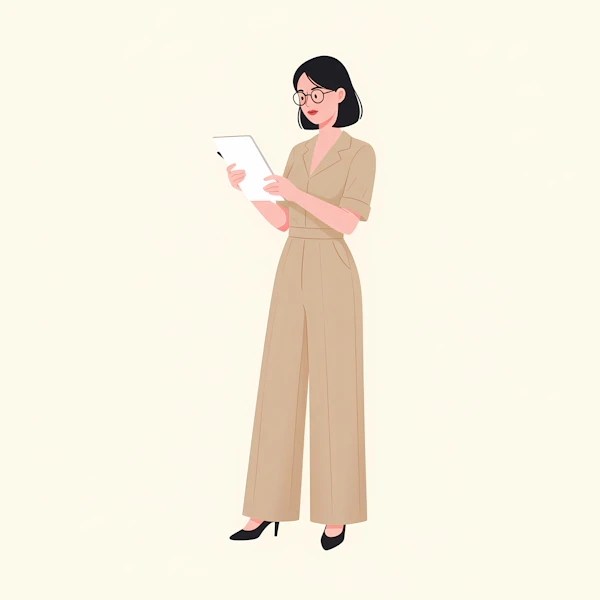 Woman with Tablet