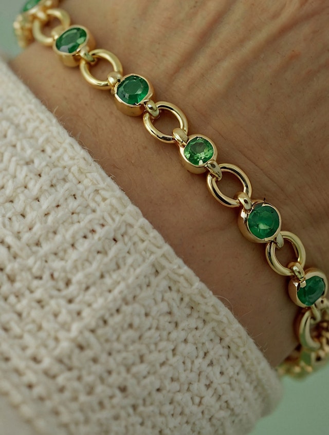 Gold Bracelet Close-Up