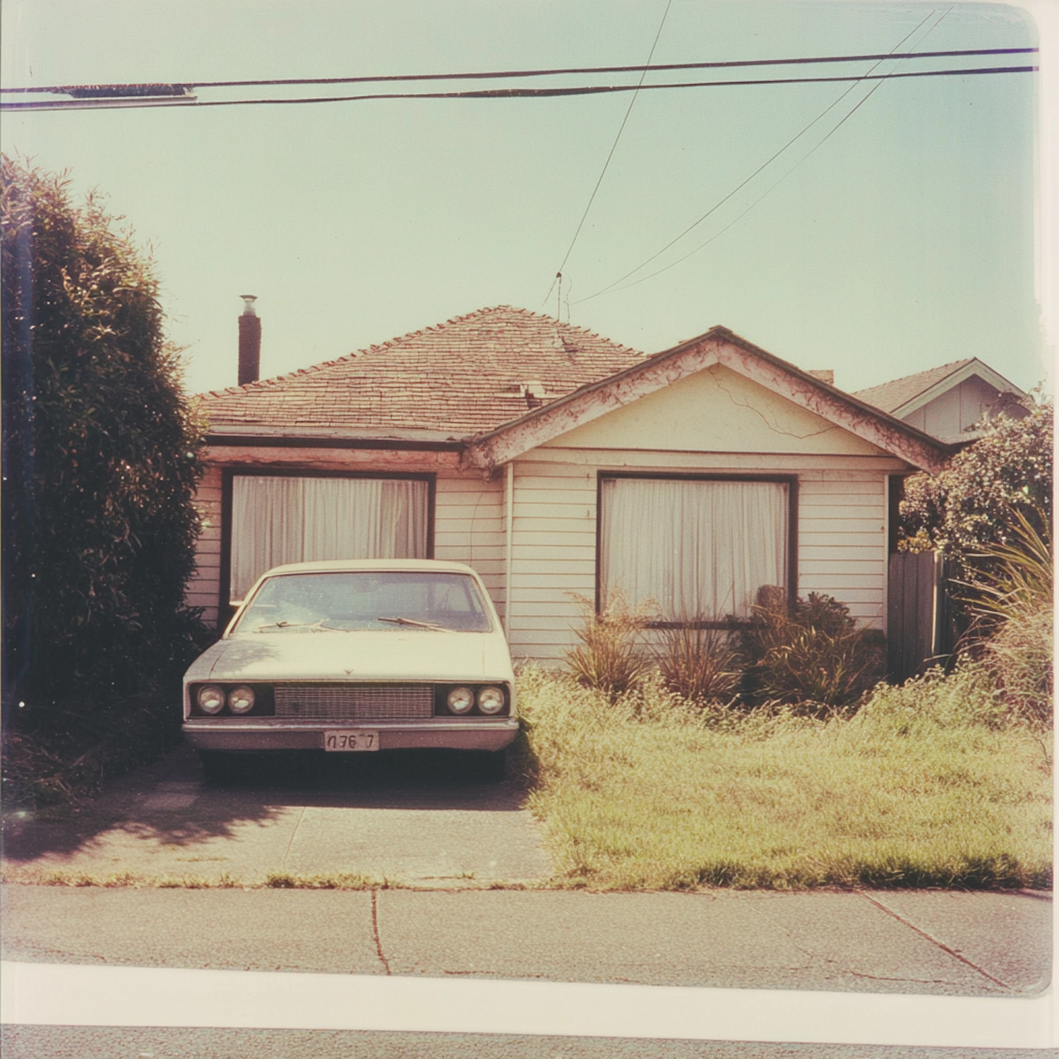 Vintage House and Car