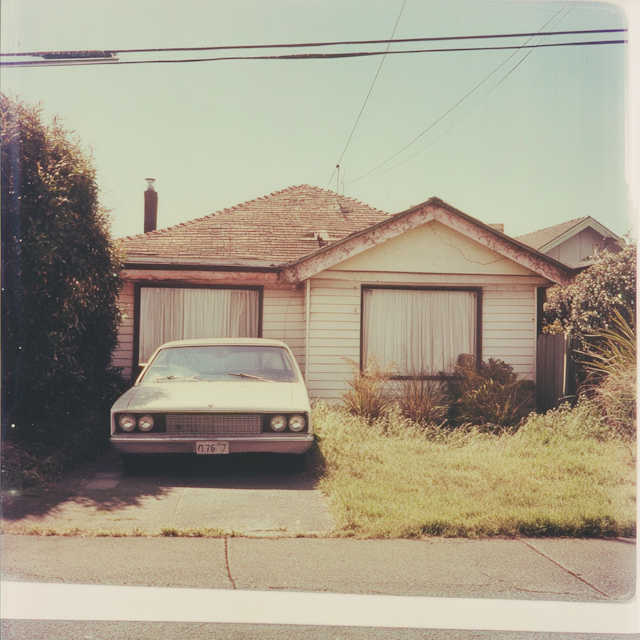 Vintage House and Car