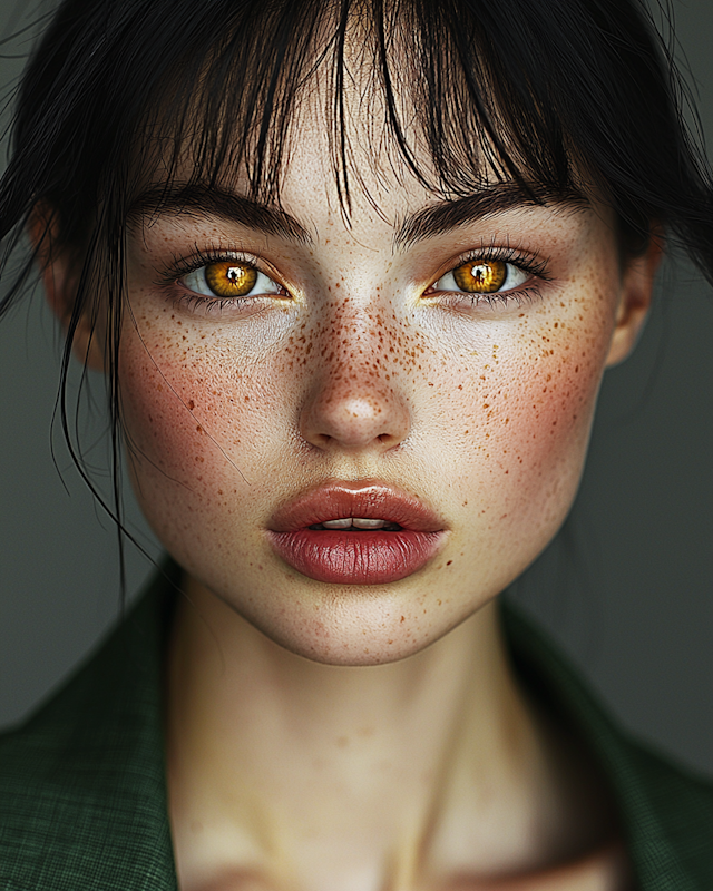 Freckled Portrait