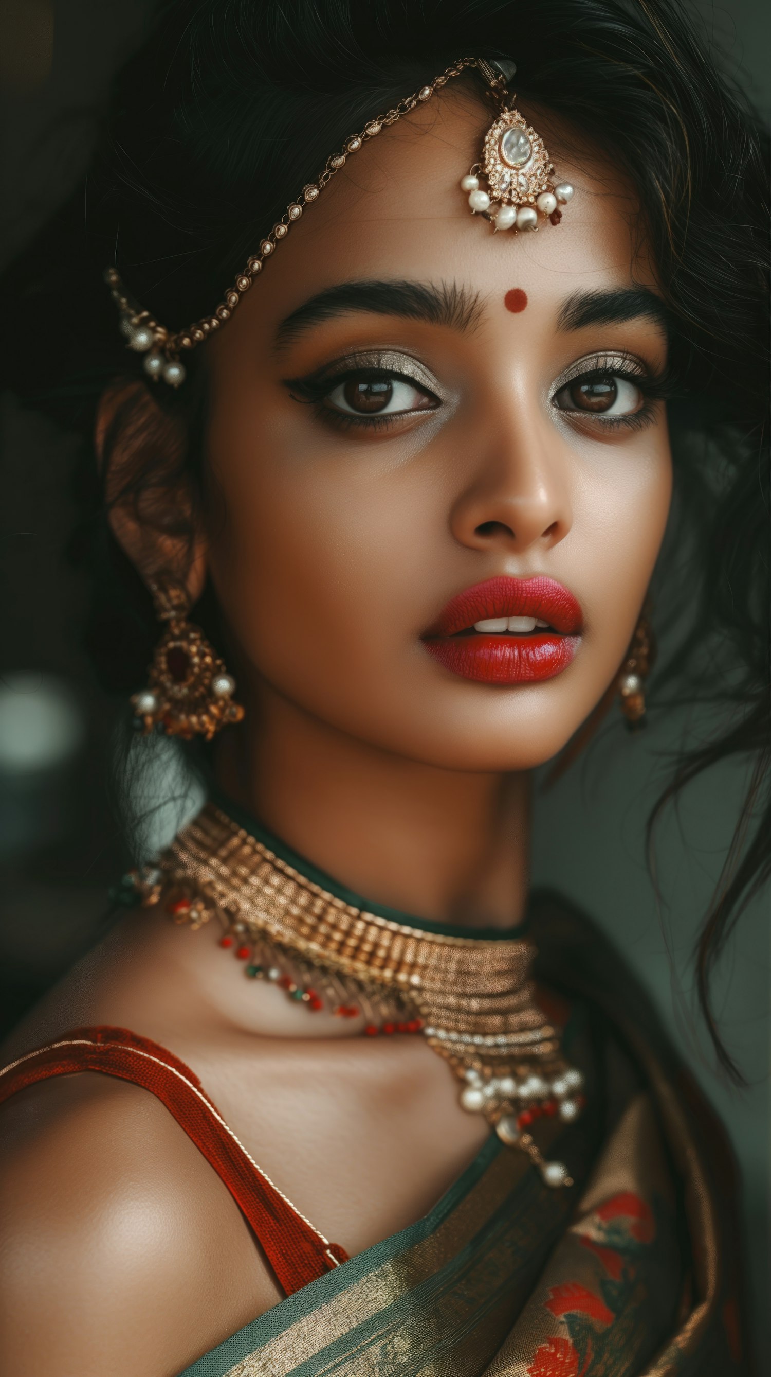 Traditional South Asian Attire Portrait