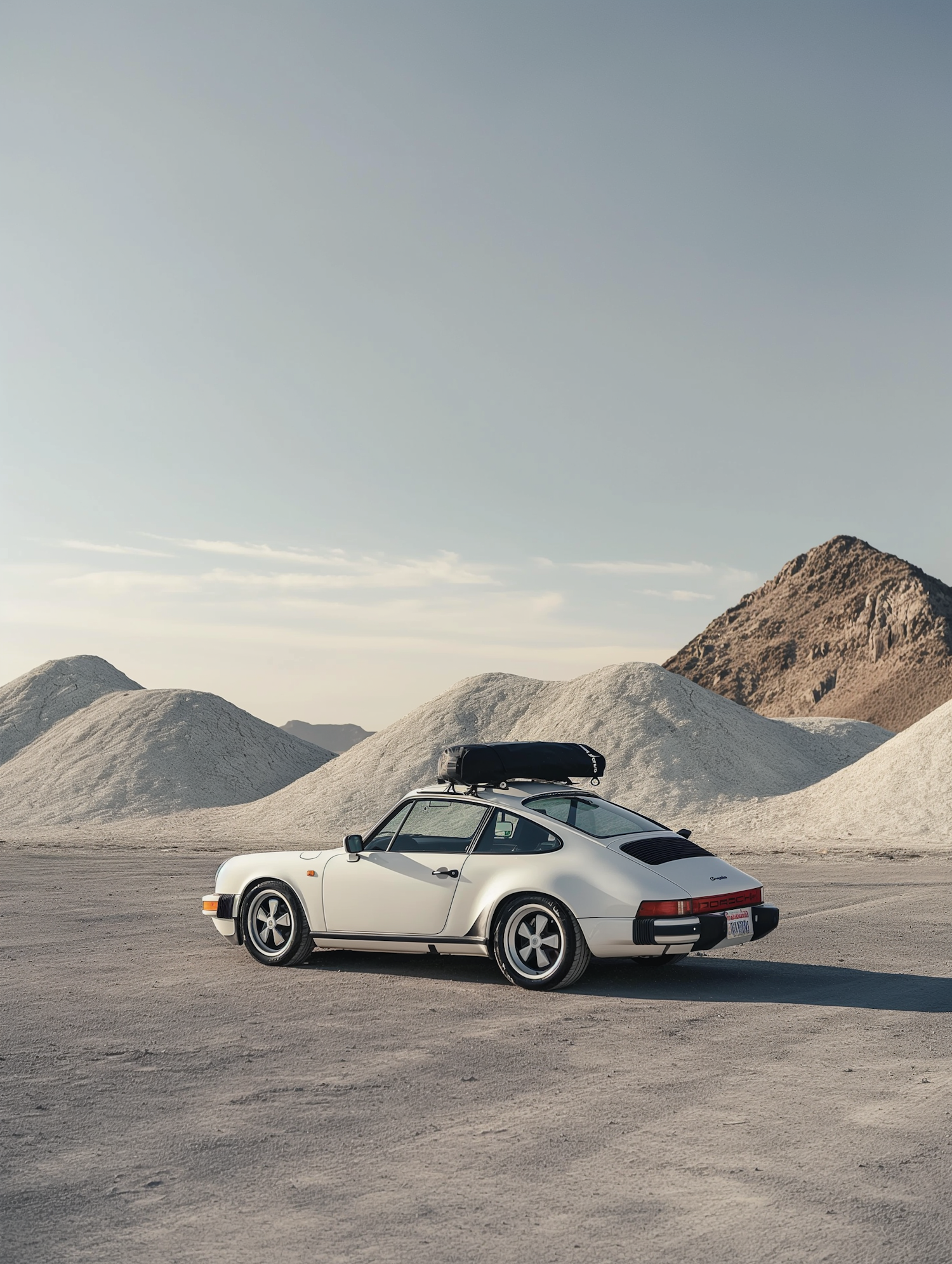 Vintage Porsche on Gravel