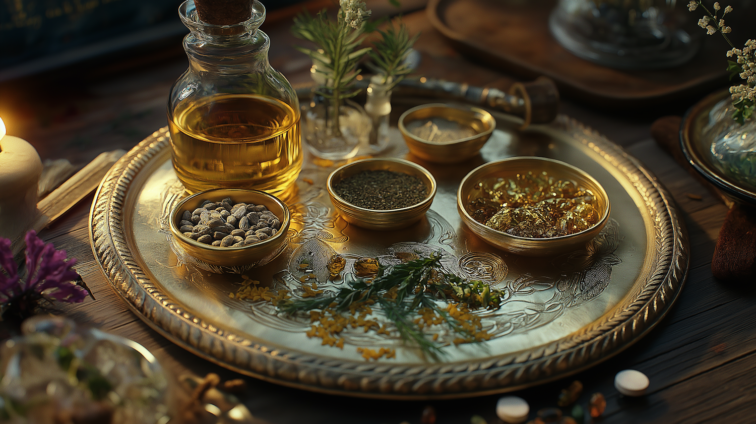 Antique Apothecary Still Life