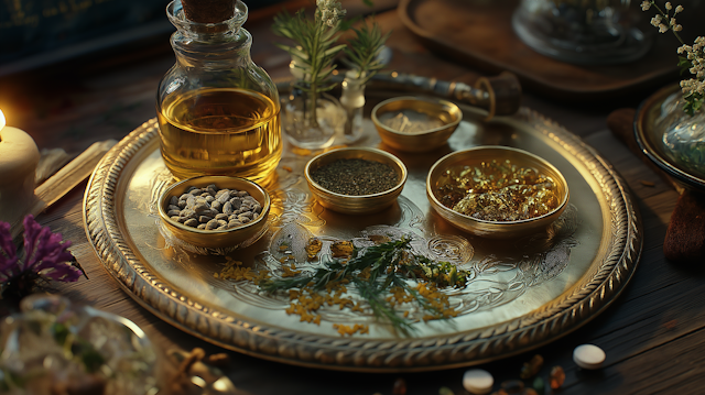 Antique Apothecary Still Life