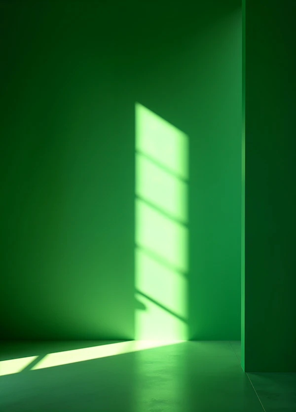 Minimalist Green Interior