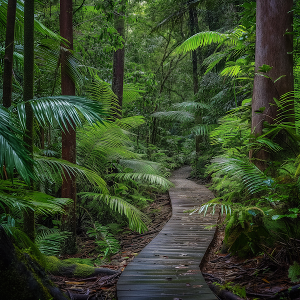 Serene Forest Path