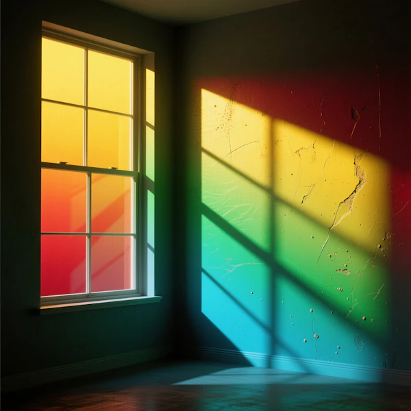 Sunlit Gradient Room