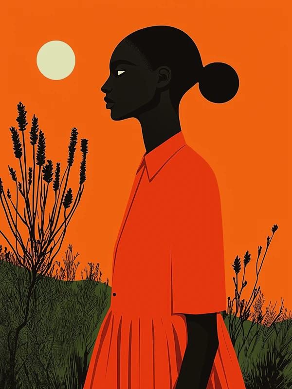 Stylized Profile Illustration