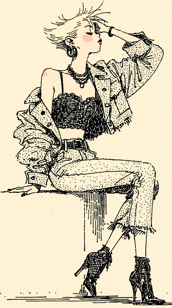 Stylish Monochrome Pose