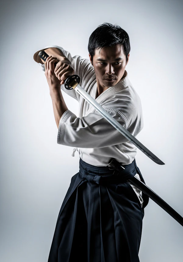 Martial Artist in Action