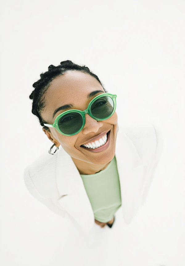 Stylish Joyful Portrait