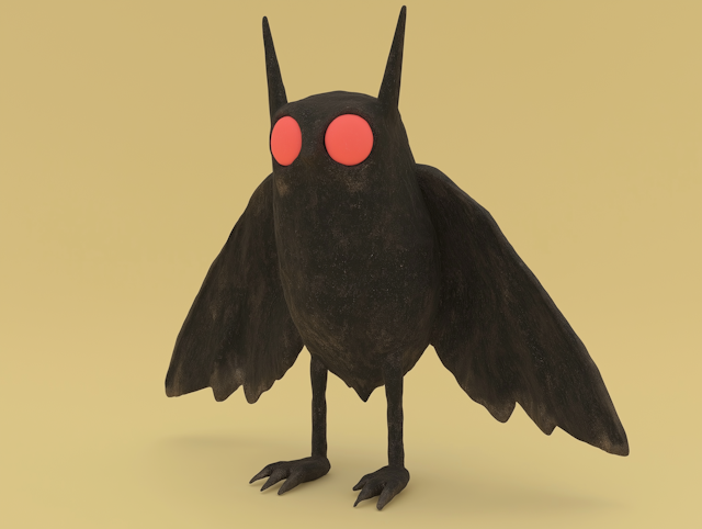 Stylized Bird Creature