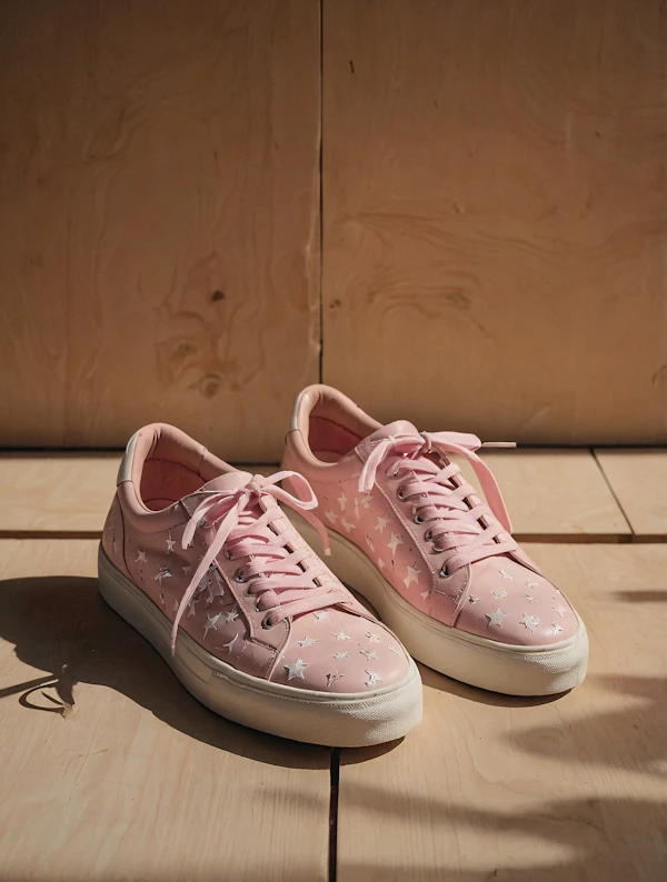 Stylish Pink Sneakers