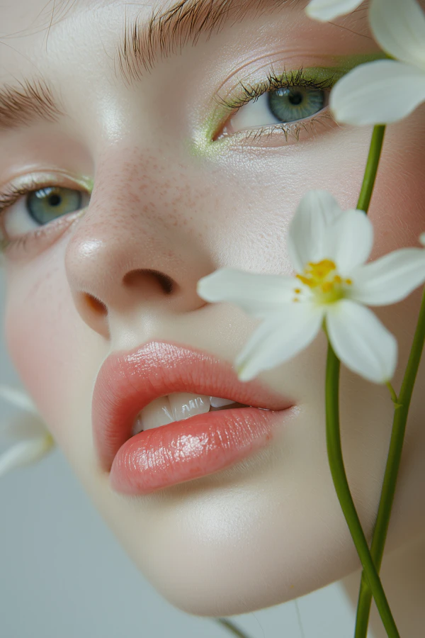 Ethereal Floral Portrait