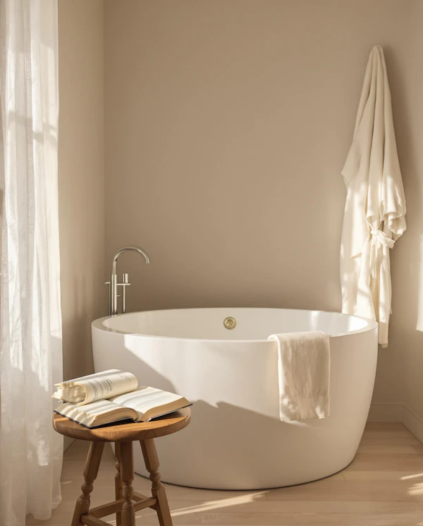 Minimalist Bathroom Scene