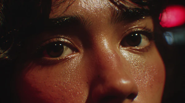 Close-Up Face Portrait
