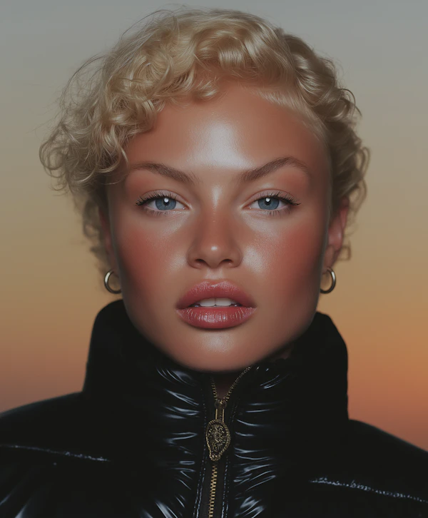 Elegant Golden Hour Portrait