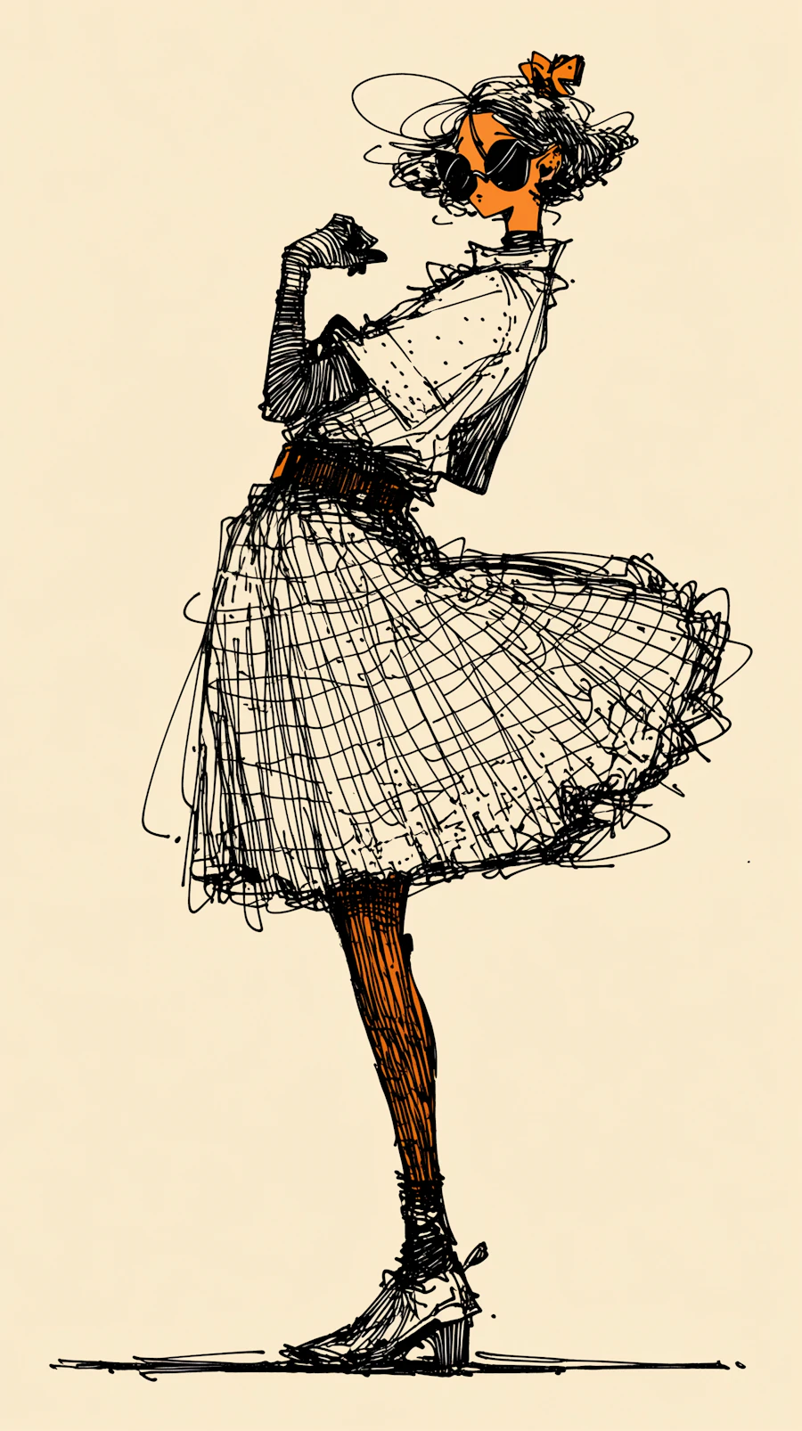 Stylized Fashion Pose