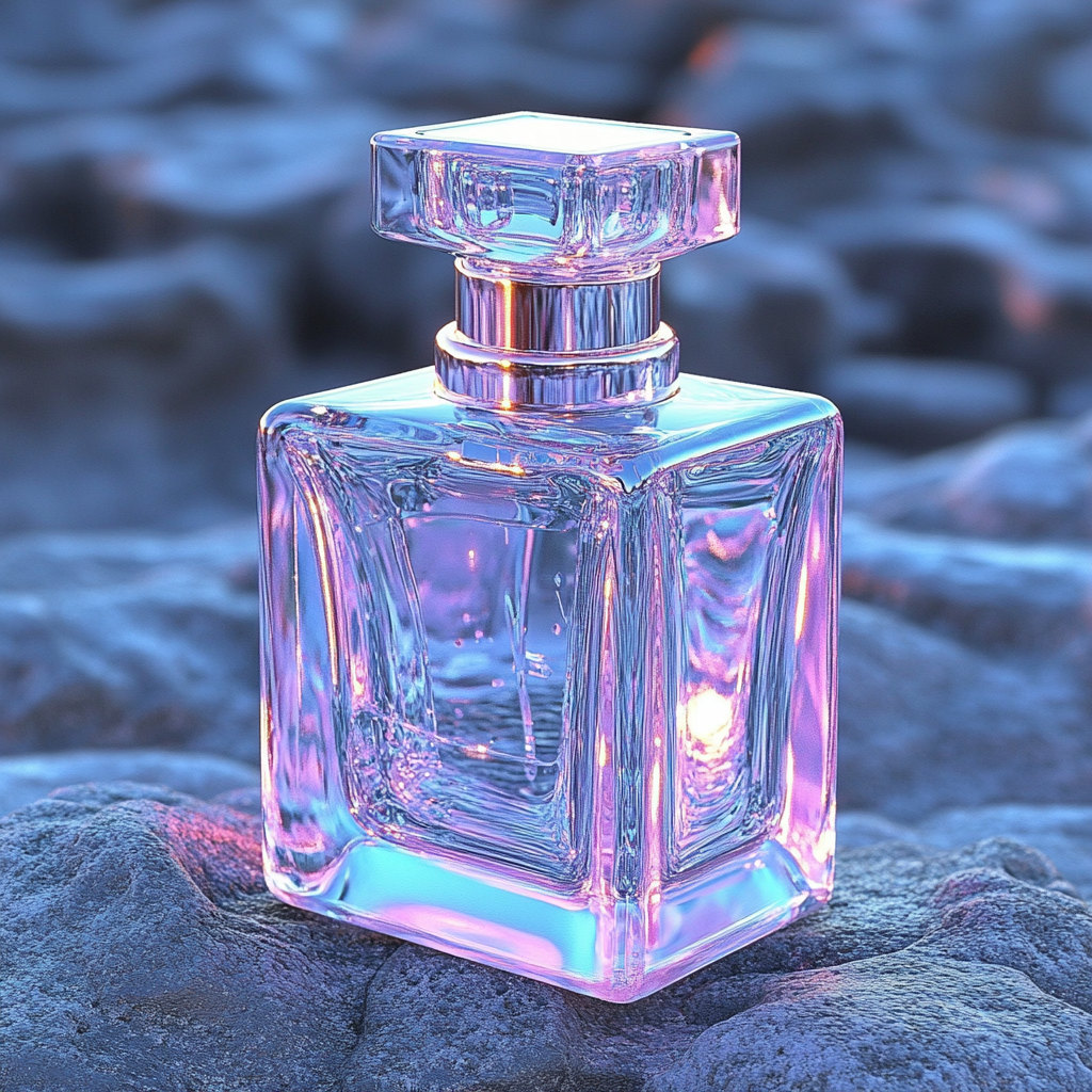 Modern Glass Perfume Bottle