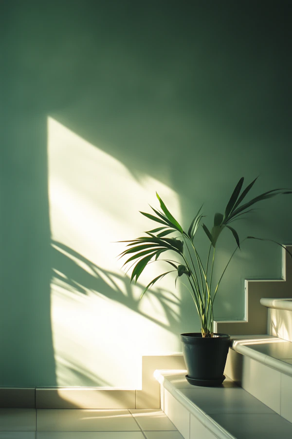 Minimalist Plant Scene