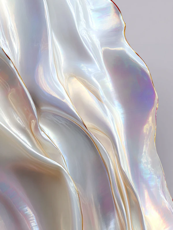 Iridescent Material Close-Up
