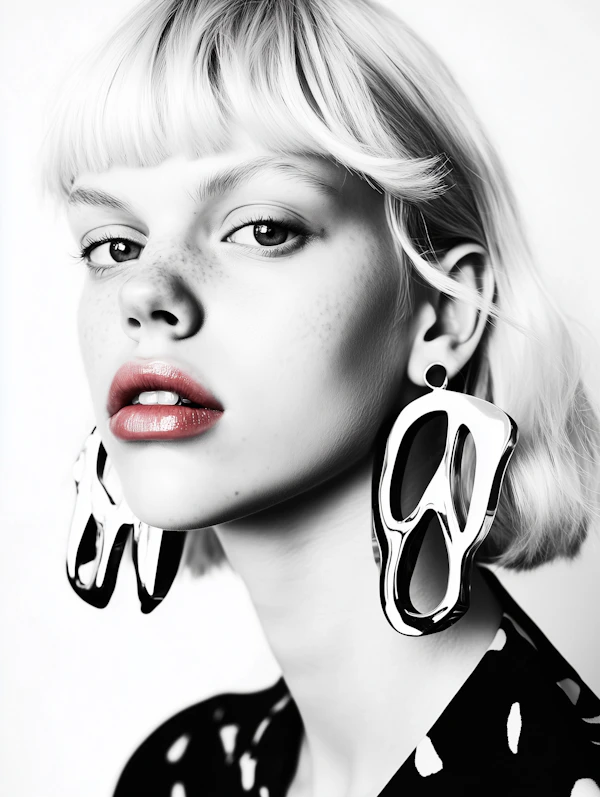 Blonde Bob Portrait