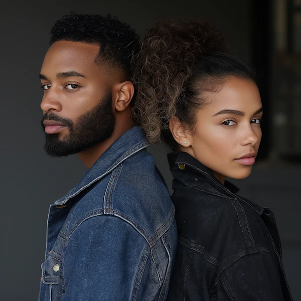 Serene Couple Portrait