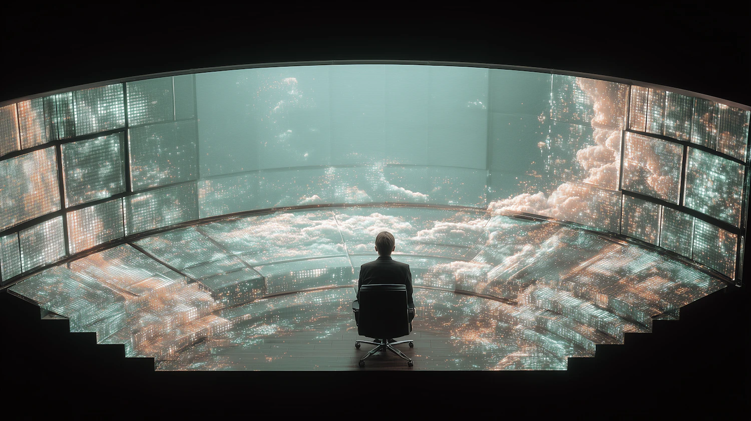 Futuristic Display Scene