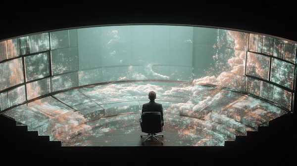 Futuristic Display Scene