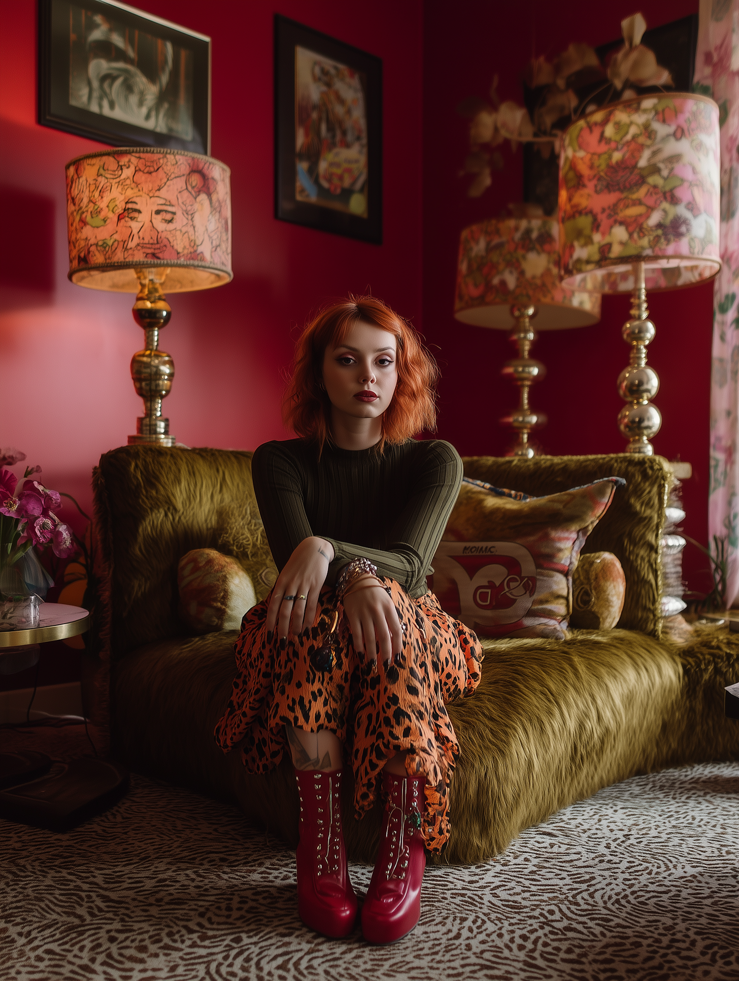 Eclectic Retro Portrait