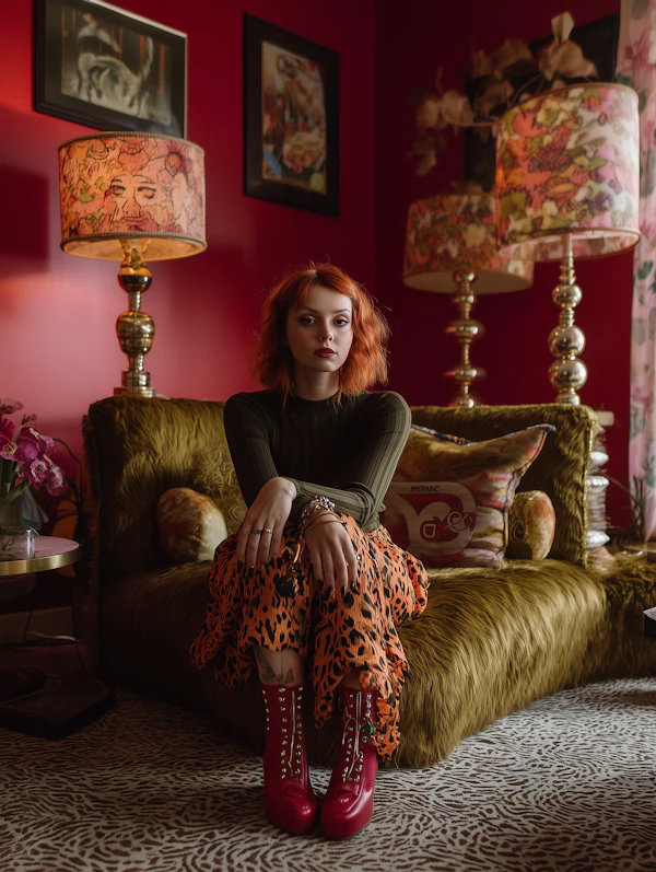 Eclectic Retro Portrait
