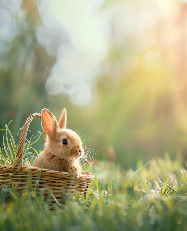 Serene Bunny in Field