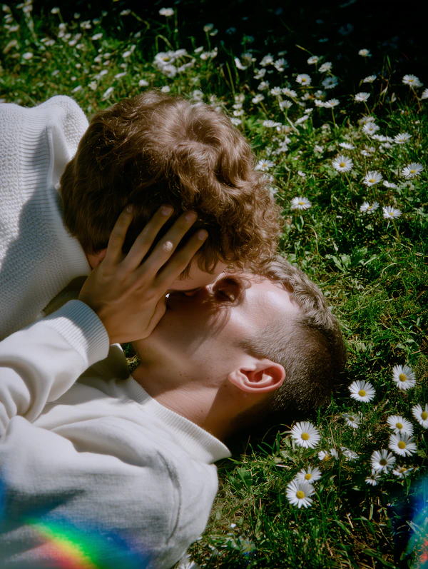 Affectionate Outdoor Moment