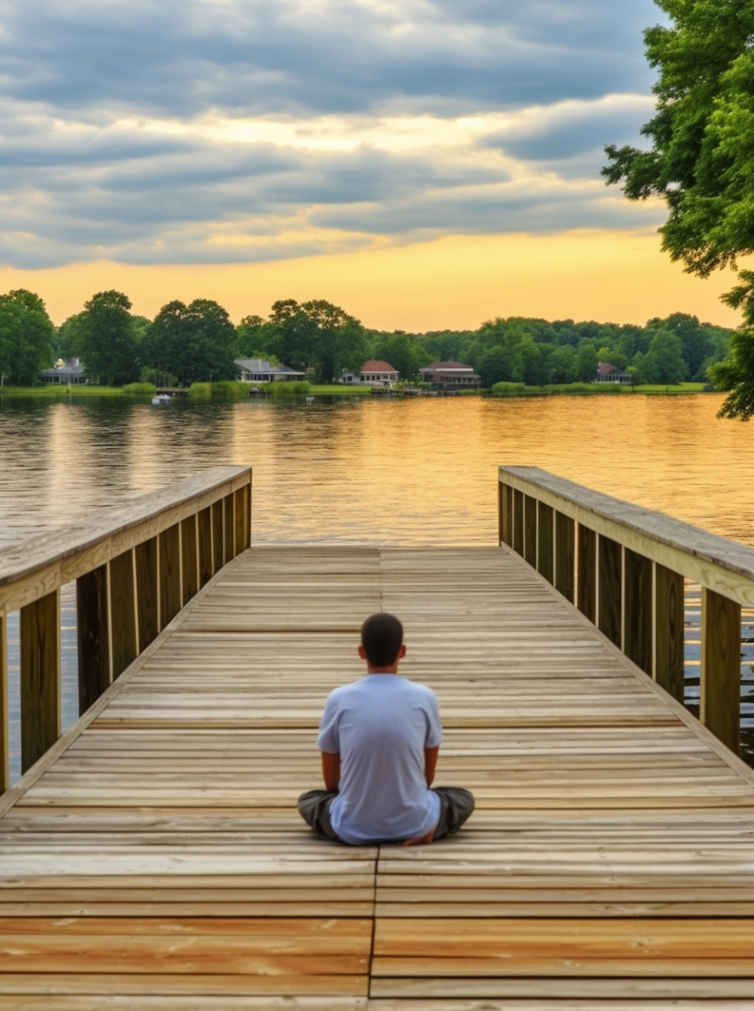 Sunset Serenity at the Dock