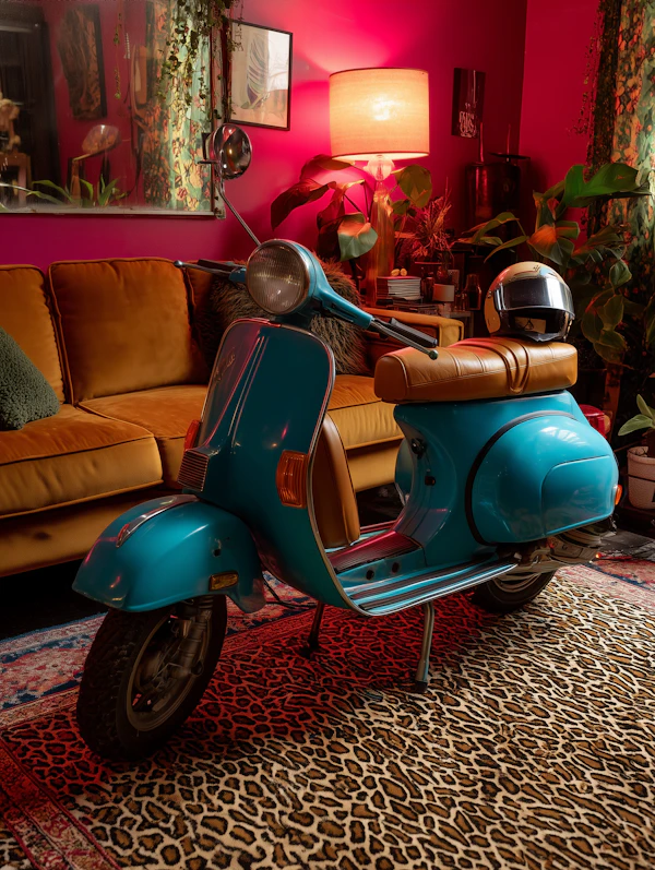 Retro Indoor Decor Scene