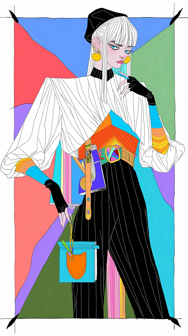 Stylish Artistic Portrait