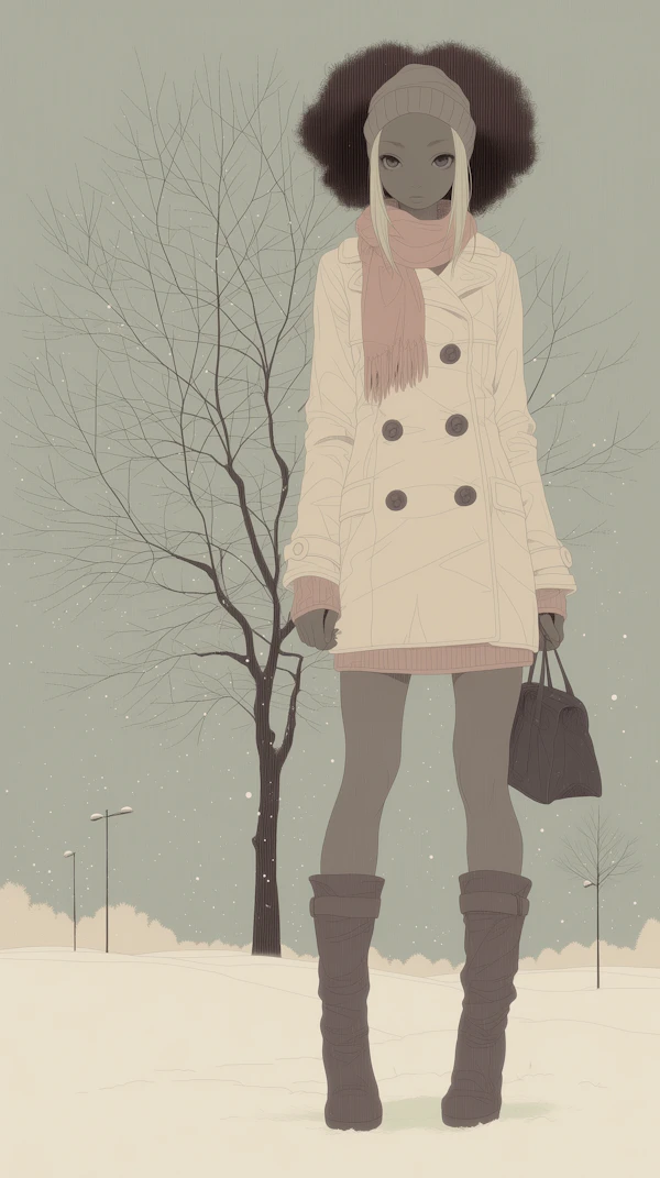Winter Serenity Scene