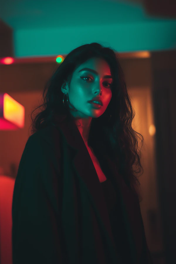 Neon Portrait Artistry