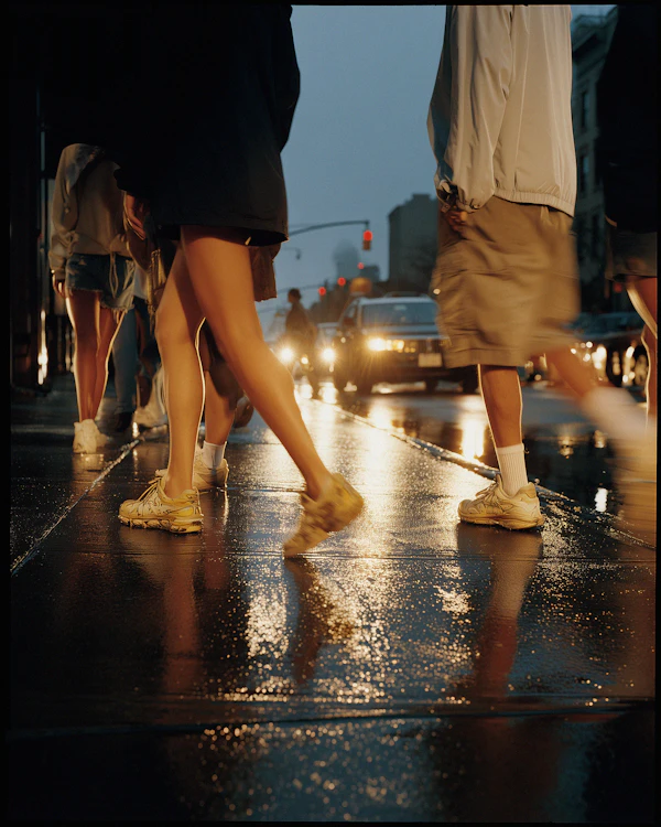 City Evening Street Scene