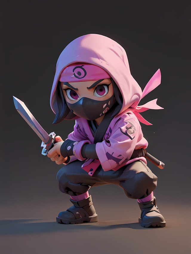 Stylized Ninja Character