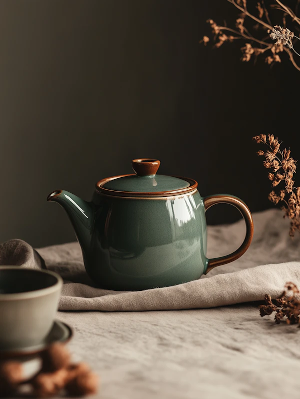 Serene Teapot Still-Life
