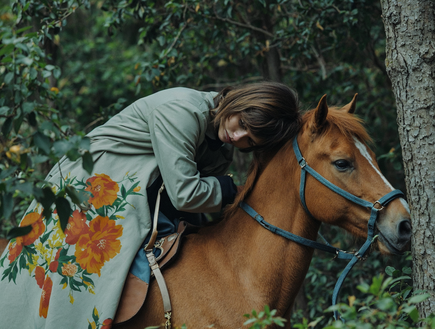 Serene Bond with Horse