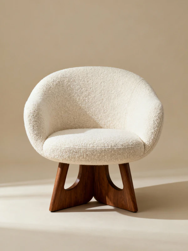Elegant Cream Armchair