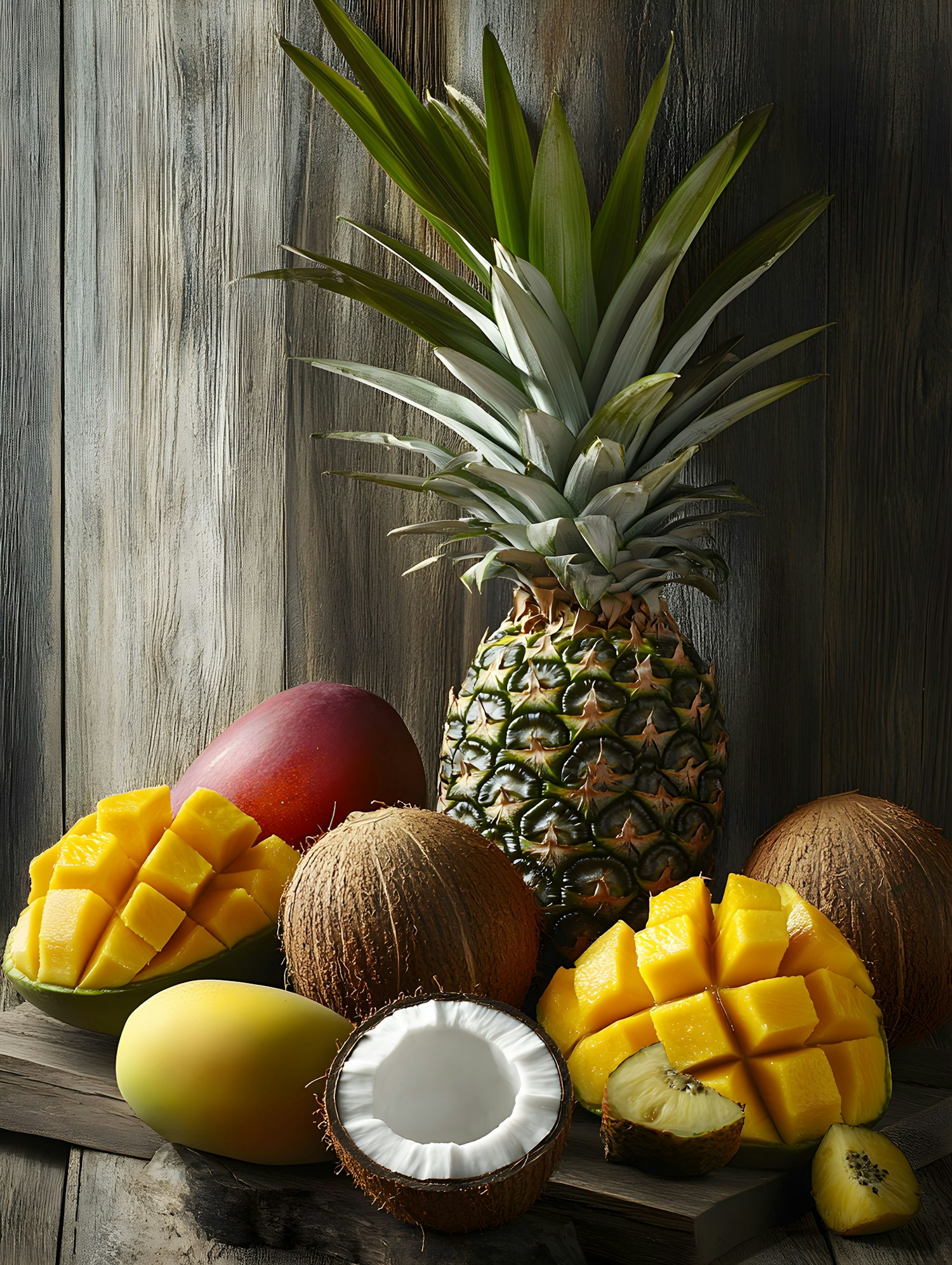 Tropical Fruit Still Life