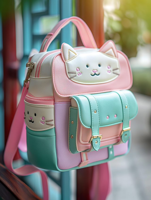 Vibrant Child's Cat Backpack