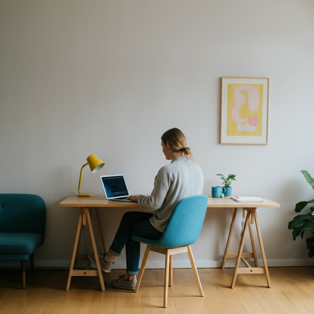 Home Office Scene